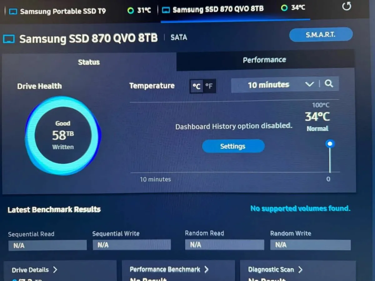 Samsung 870 QVO 8TB 2.5 Inch Internal SSD - Image 3