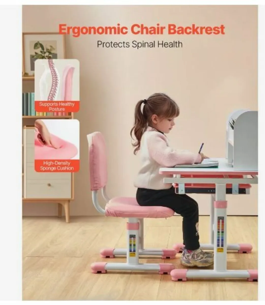 Kids Study Chair and Desk - Image 1
