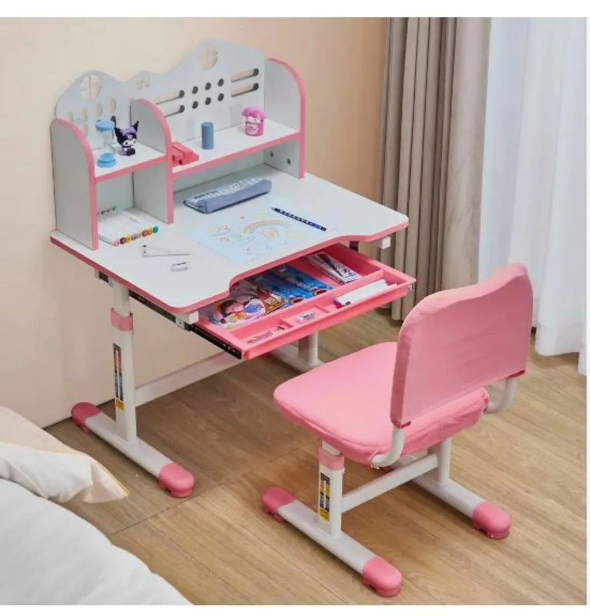 Kids Study Chair and Desk - Image 3