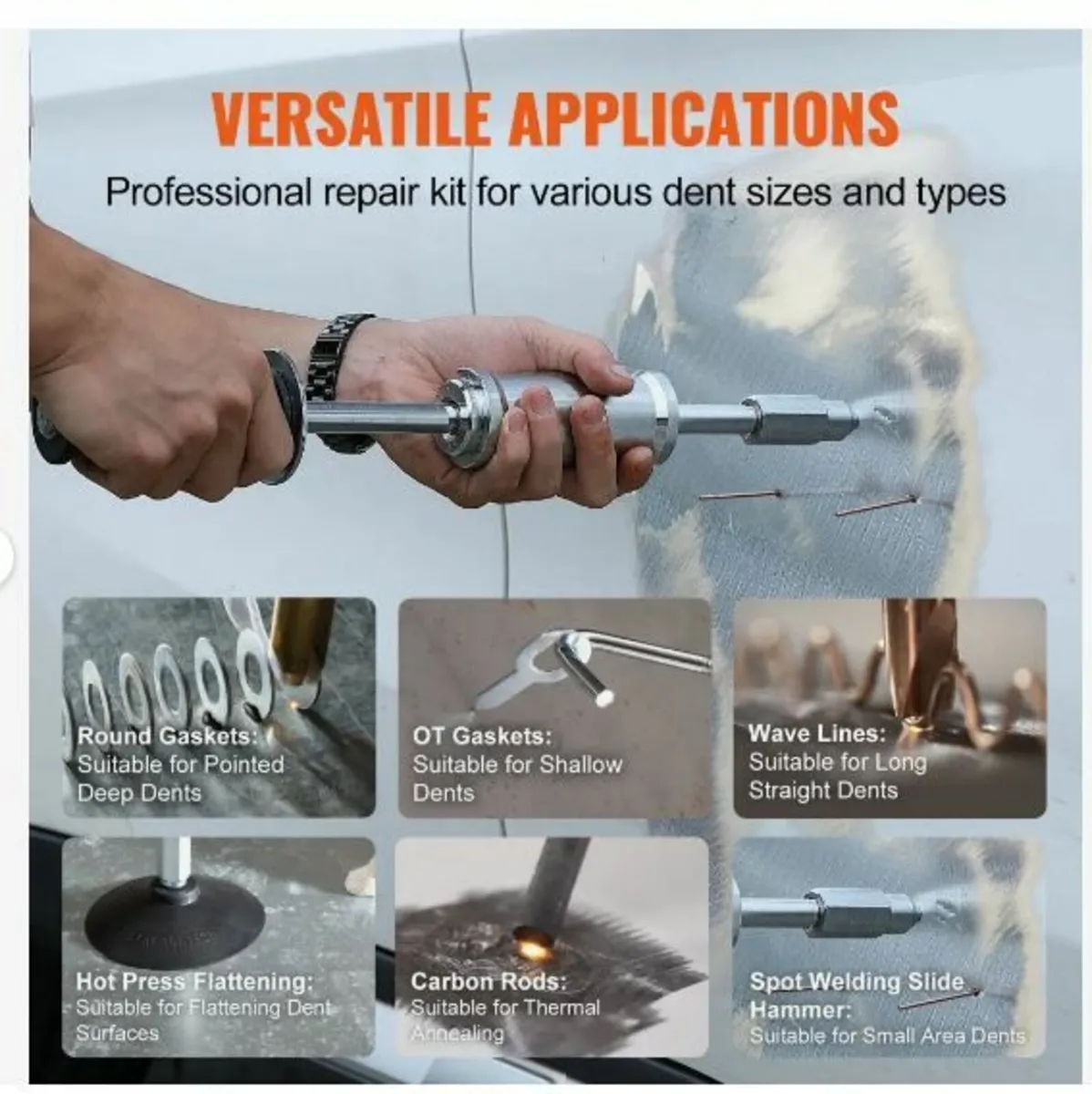 Stud Welder Dent Repair Kit 3 KW Spot - Image 2