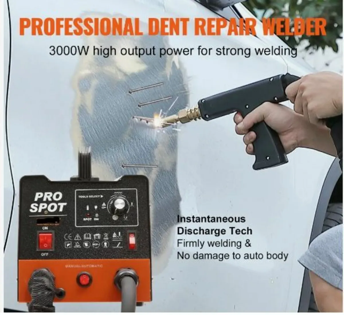 Stud Welder Dent Repair Kit 3 KW Spot - Image 3