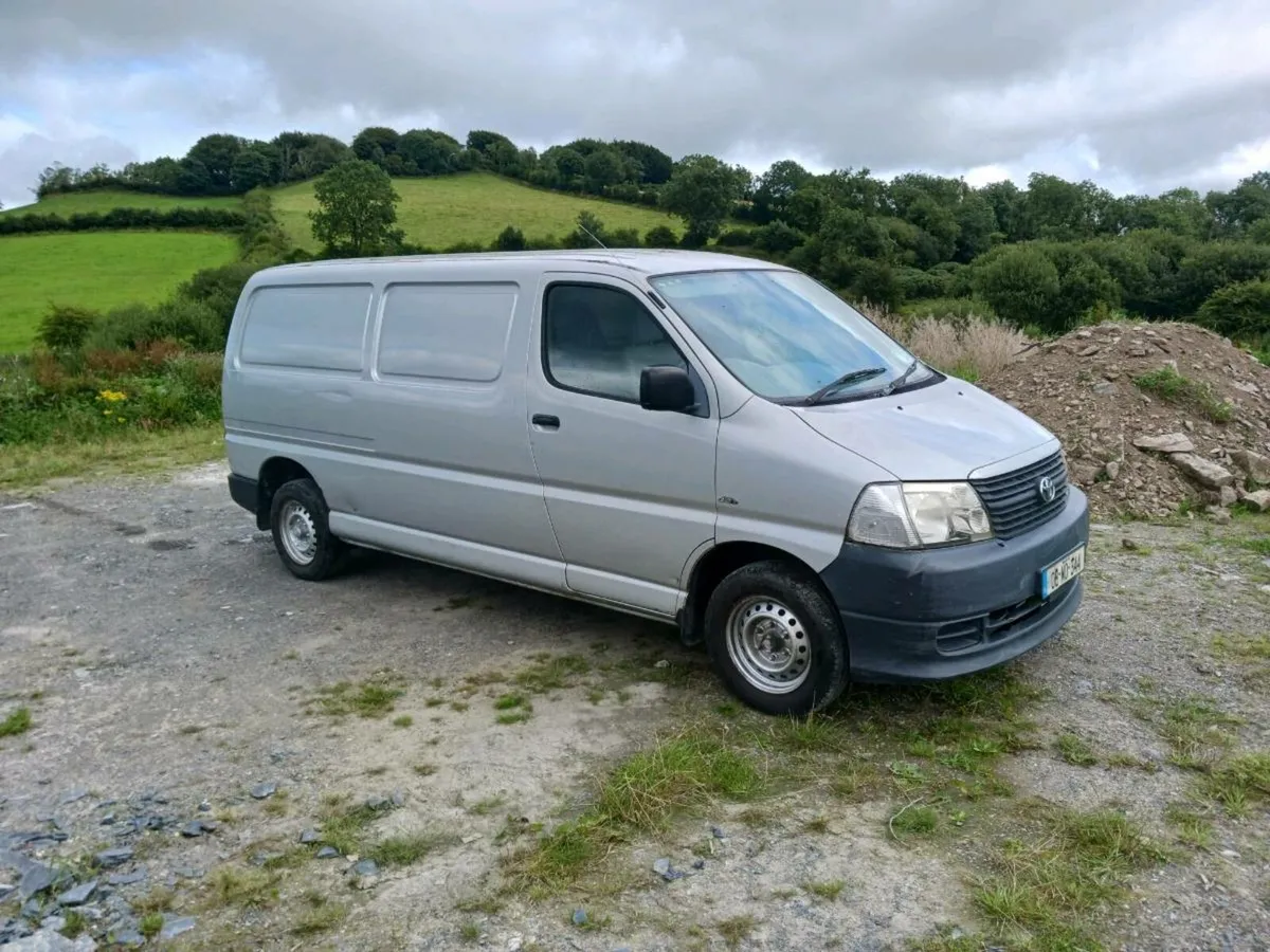 2008 toyota hiace van..... tested 07/2026 - Image 1