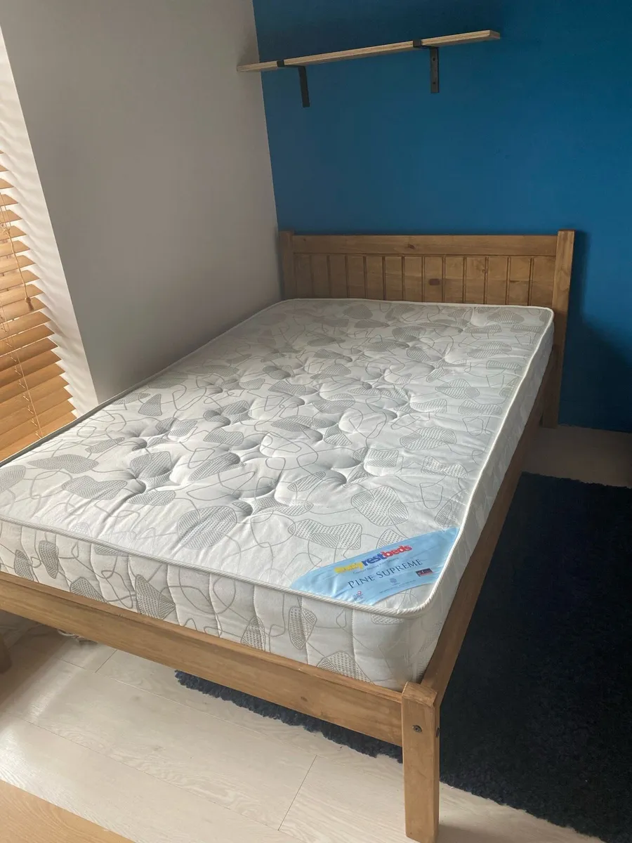 Bed and mattress - Image 1