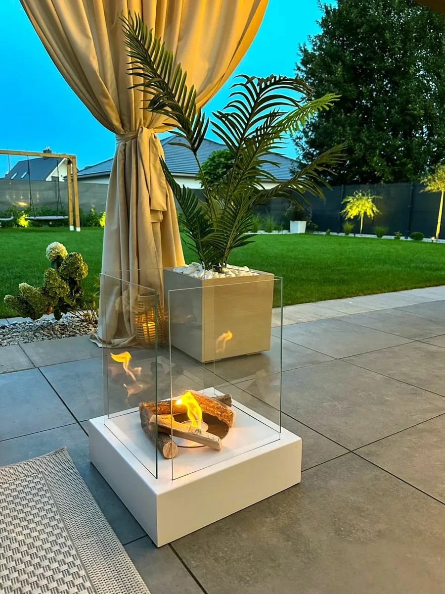 Sunset Garden Freestanding Bioethanol Fireplace - Image 1