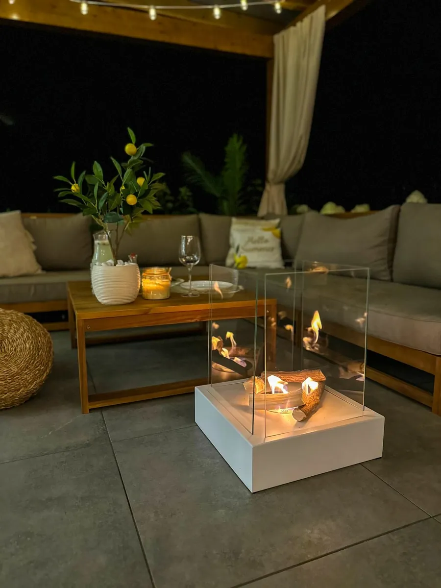 Sunset Garden Freestanding Bioethanol Fireplace - Image 3