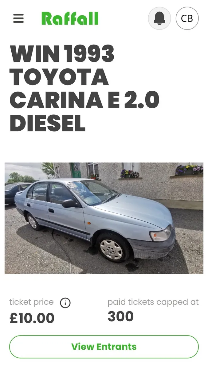 1993 Toyota Carina E 2.0 Straight Diesel Saloon - Image 2