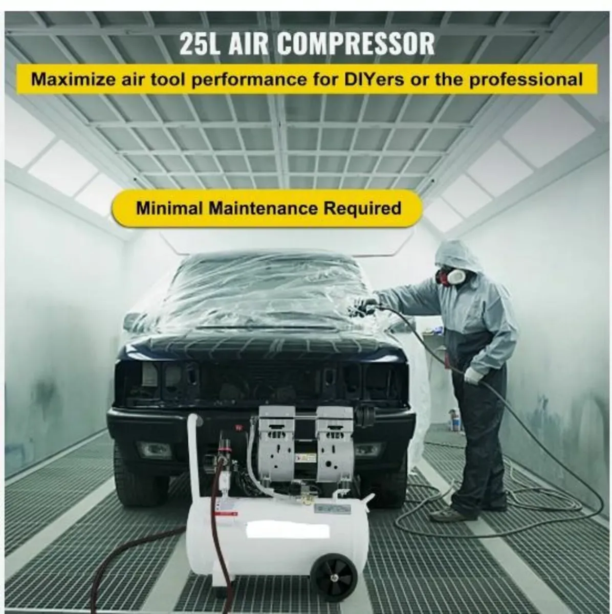 Air Compressor 20.8 L, Portable Air - Image 2