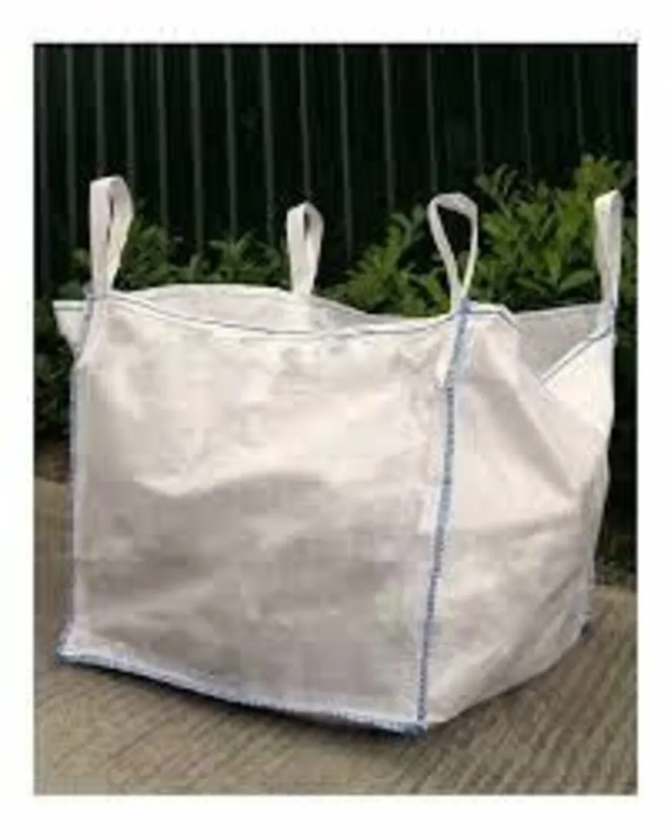 2x Empty Builders tonne bags
