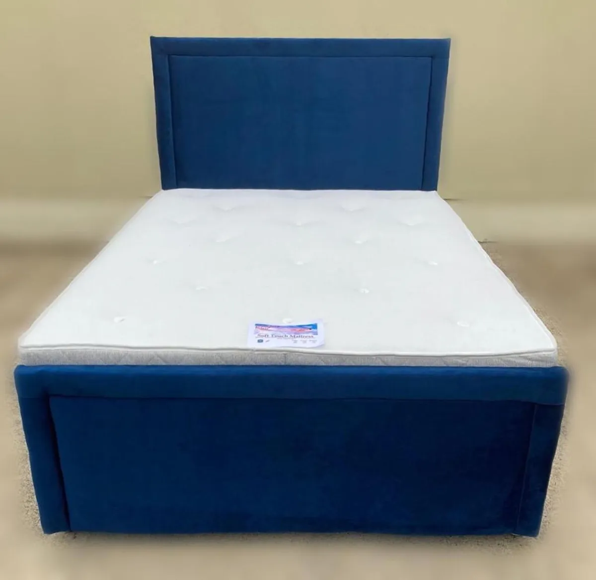 Bumper sandy divan beds and mattress - Image 1