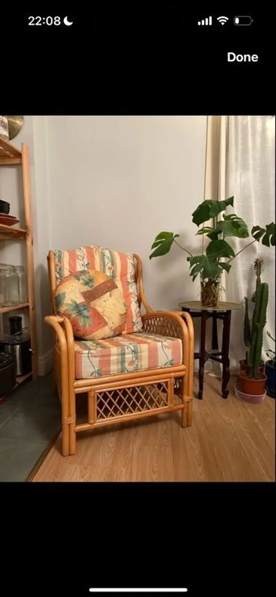 Rattan Arm Chair - Image 1