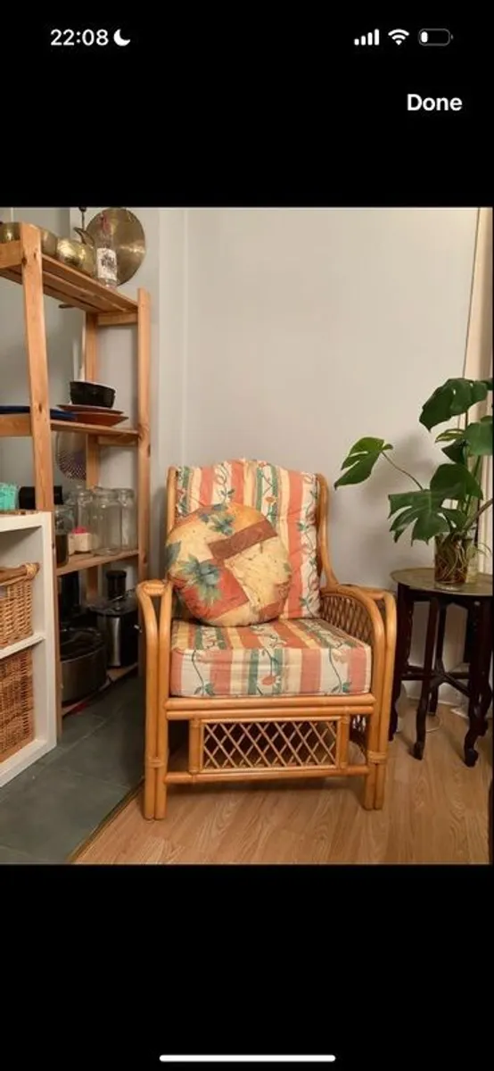 Rattan Arm Chair - Image 2