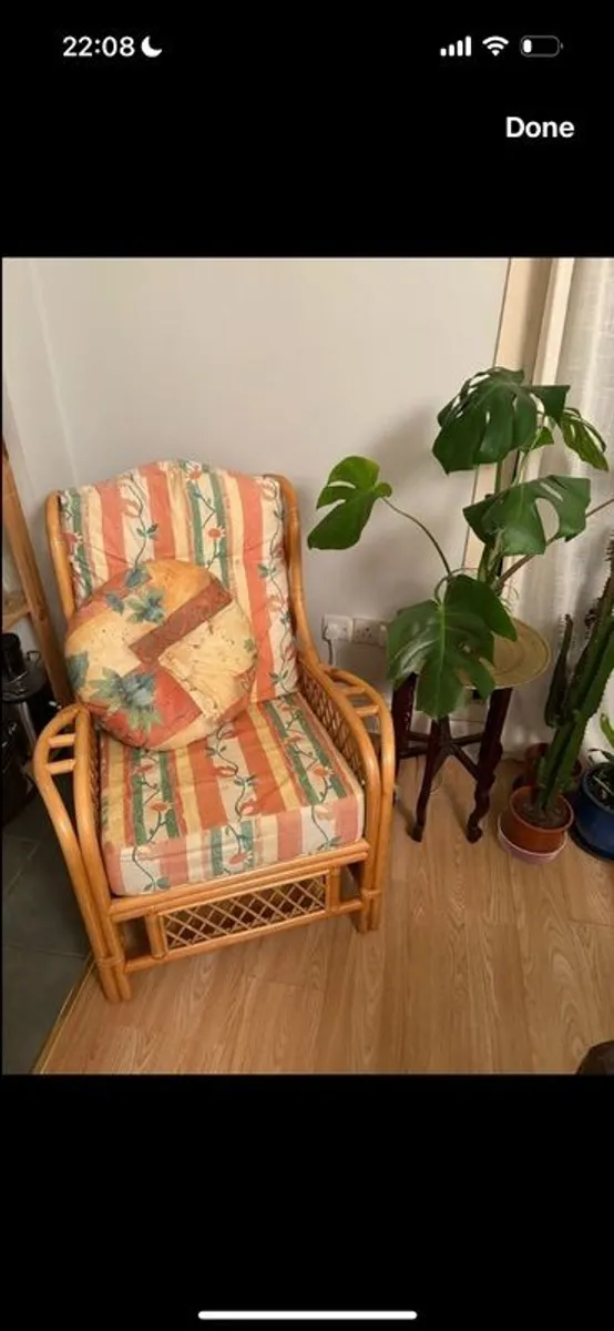 Rattan Arm Chair - Image 3