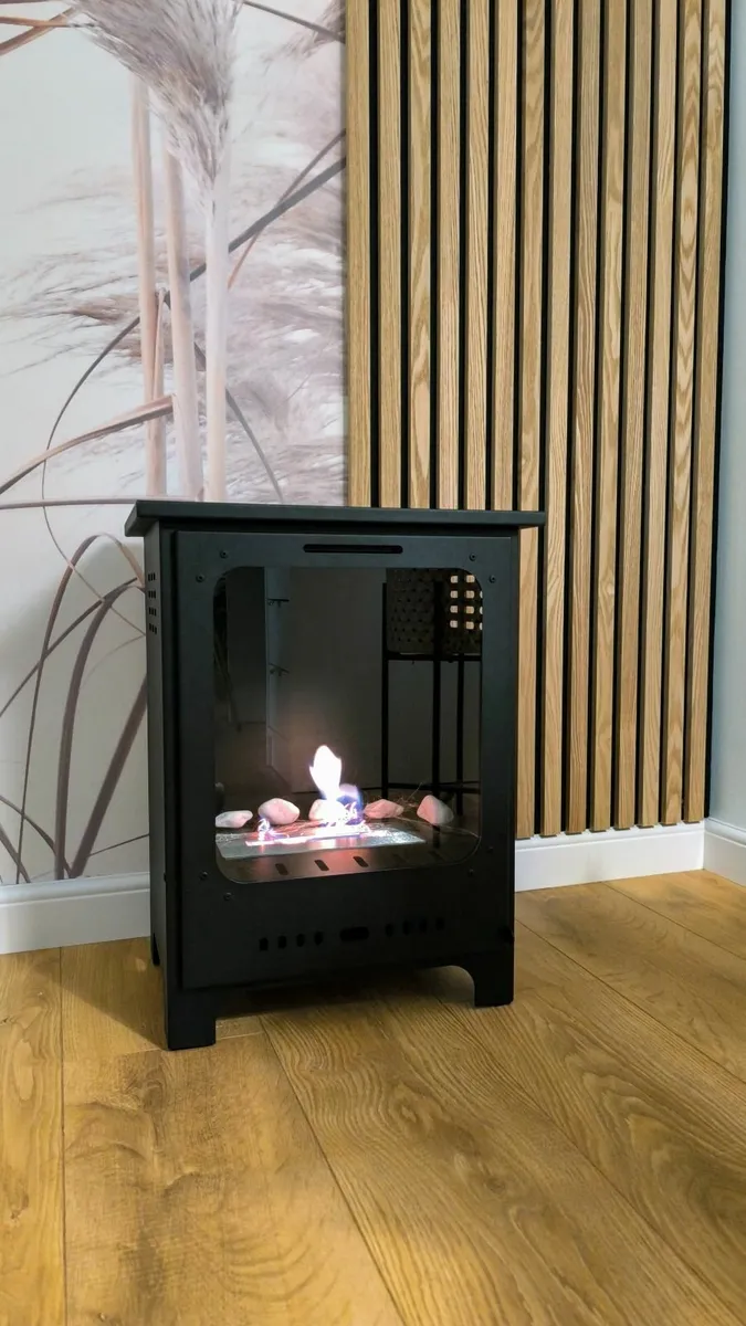 Koza Mini Freestanding Bioethanol Fireplace - Image 1