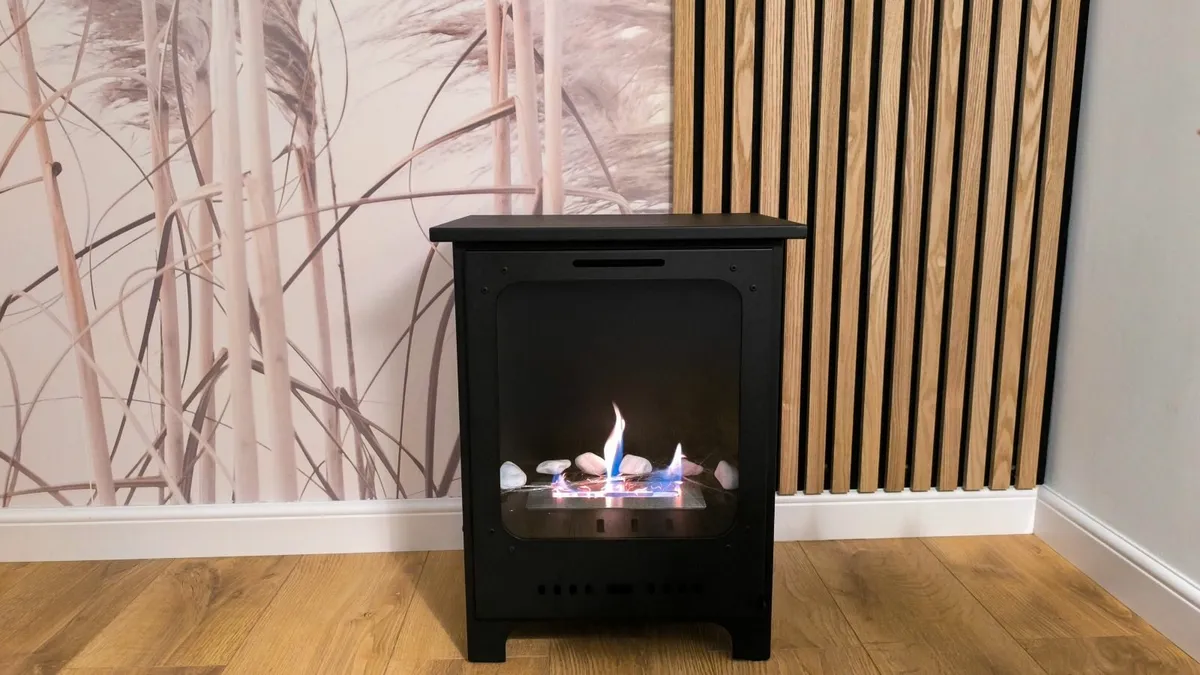 Koza Mini Freestanding Bioethanol Fireplace - Image 4