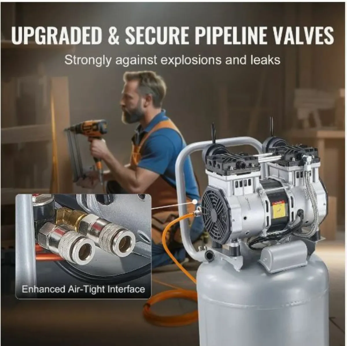 49.2 L Air Compressor 2HP 4 - Image 4