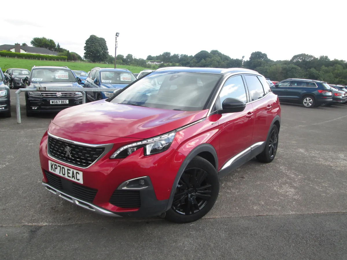 2020  PEUGEOT  3008  1.5  HDI  GT-LINE  5DR  (RED) - Image 2