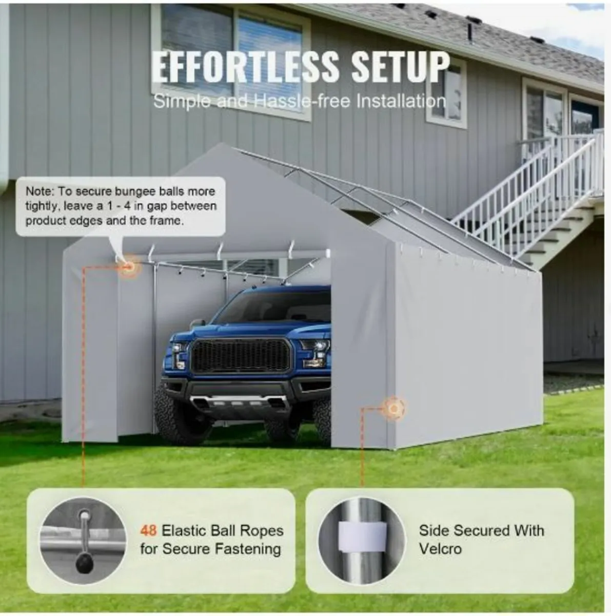 Carport Replacement Canopy Cover - Image 4