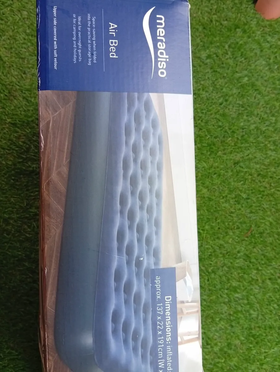New Inflatable double bed mattress Beach Camping - Image 3