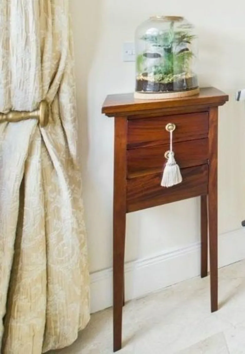 Solid Mahogany Lamp Stands - Image 1
