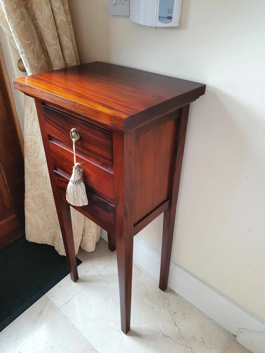 Solid Mahogany Lamp Stands - Image 3
