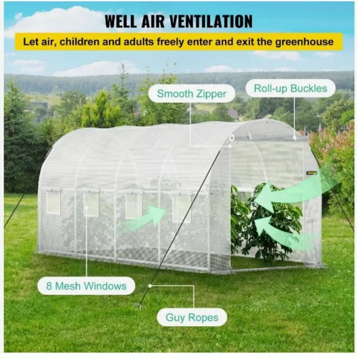 Walk-in Tunnel Greenhouse - Image 2