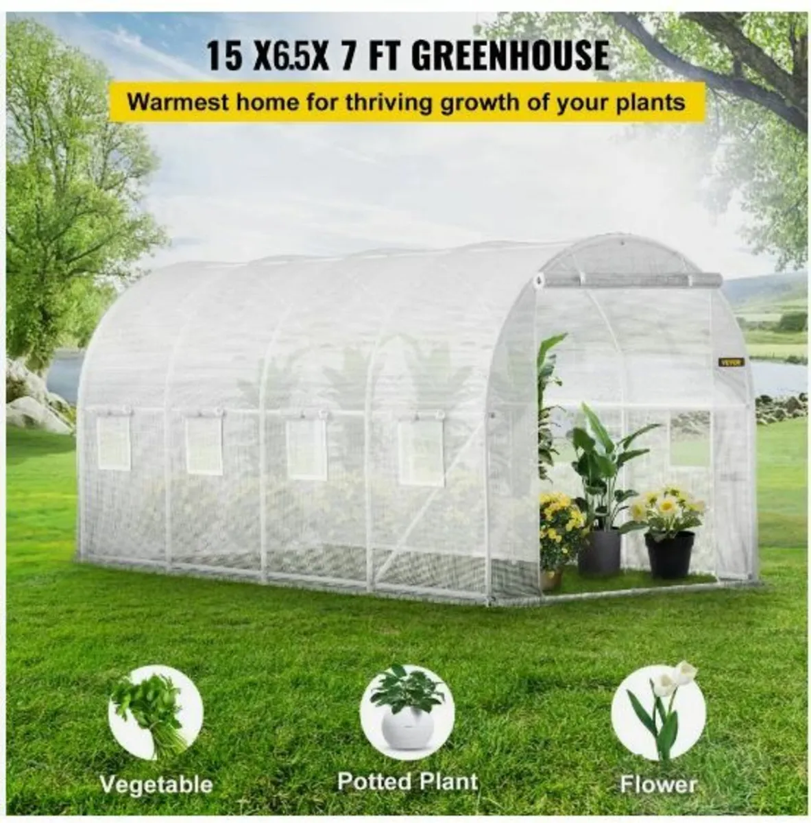 Walk-in Tunnel Greenhouse - Image 3