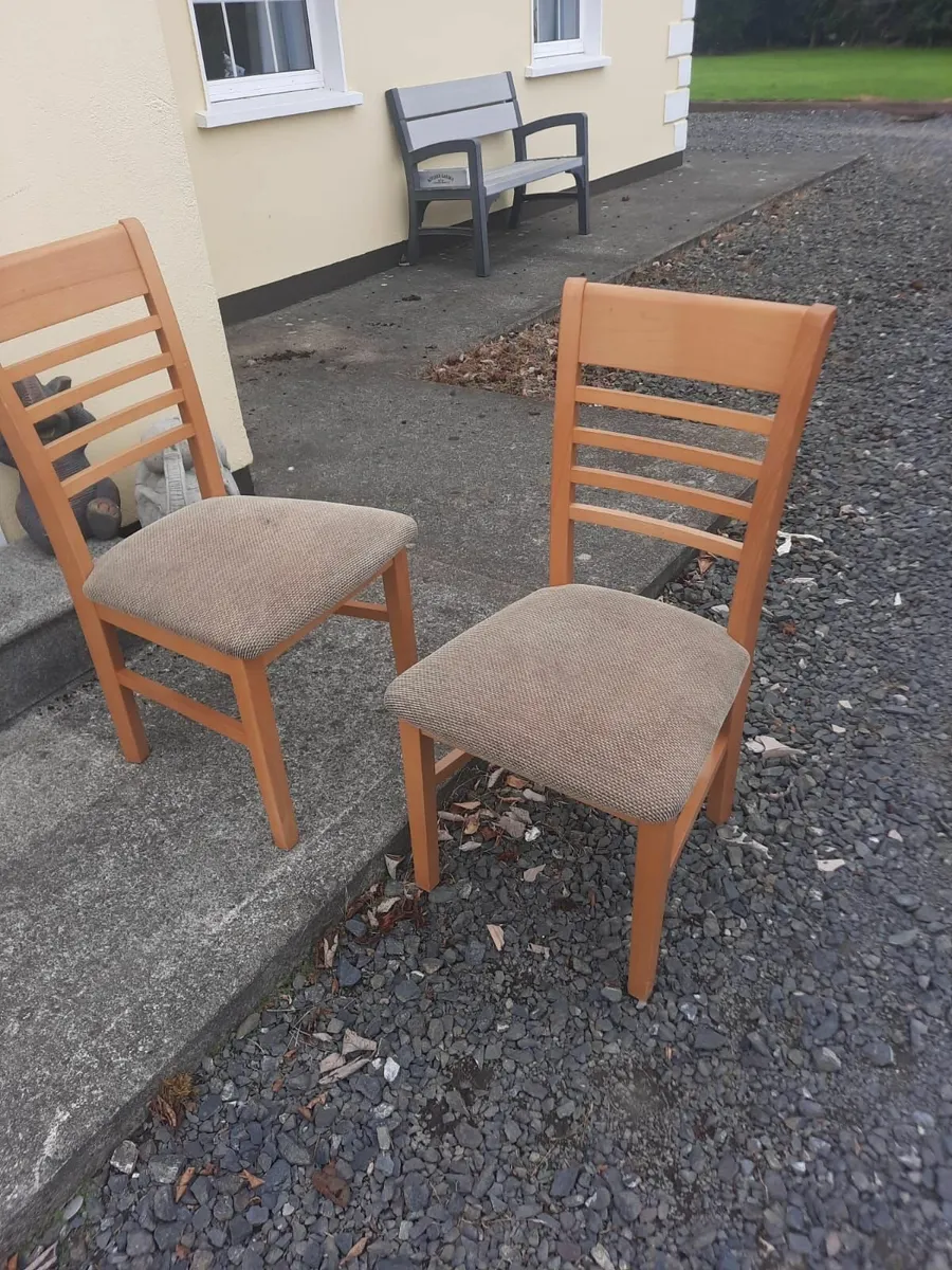 Pair of kitchen chairs - Image 1