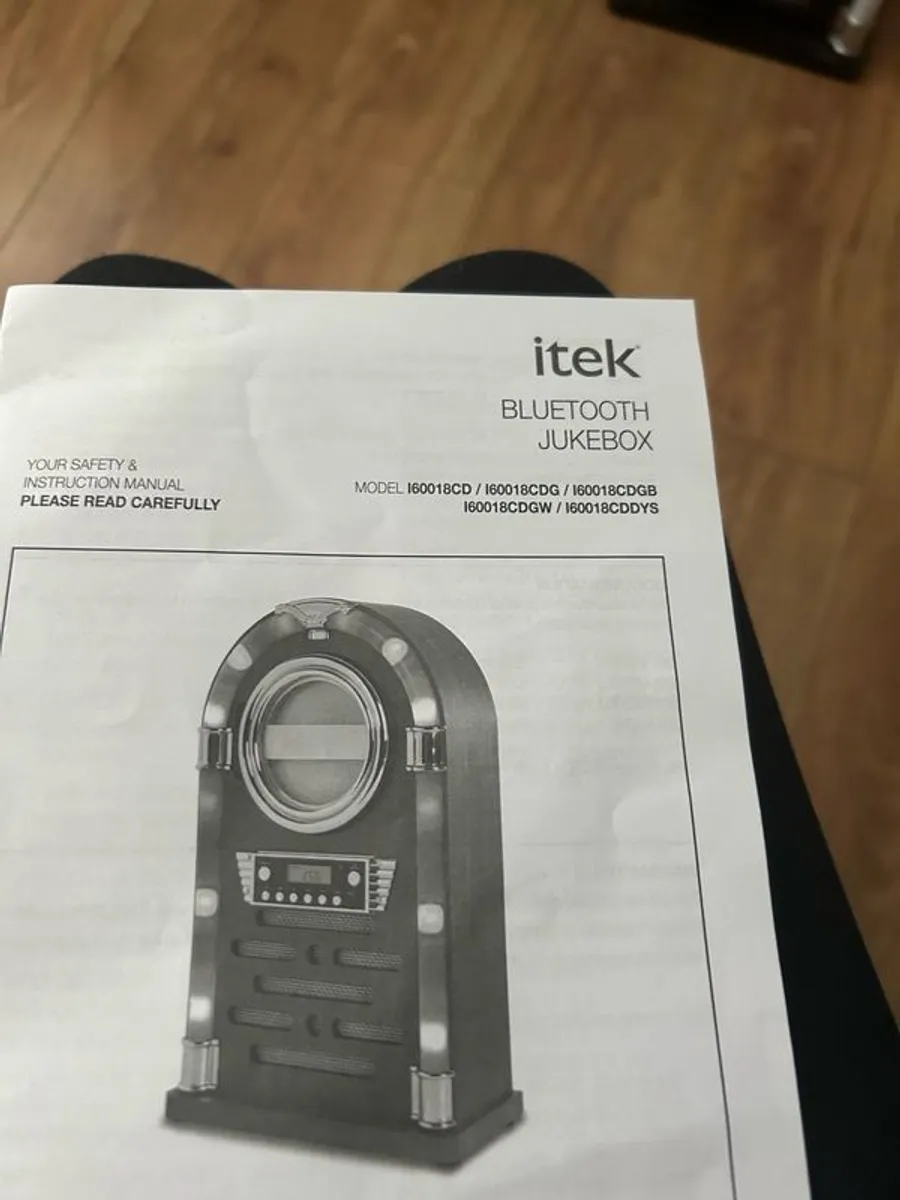 itek Bluetooth jukebox with remote control - Image 3