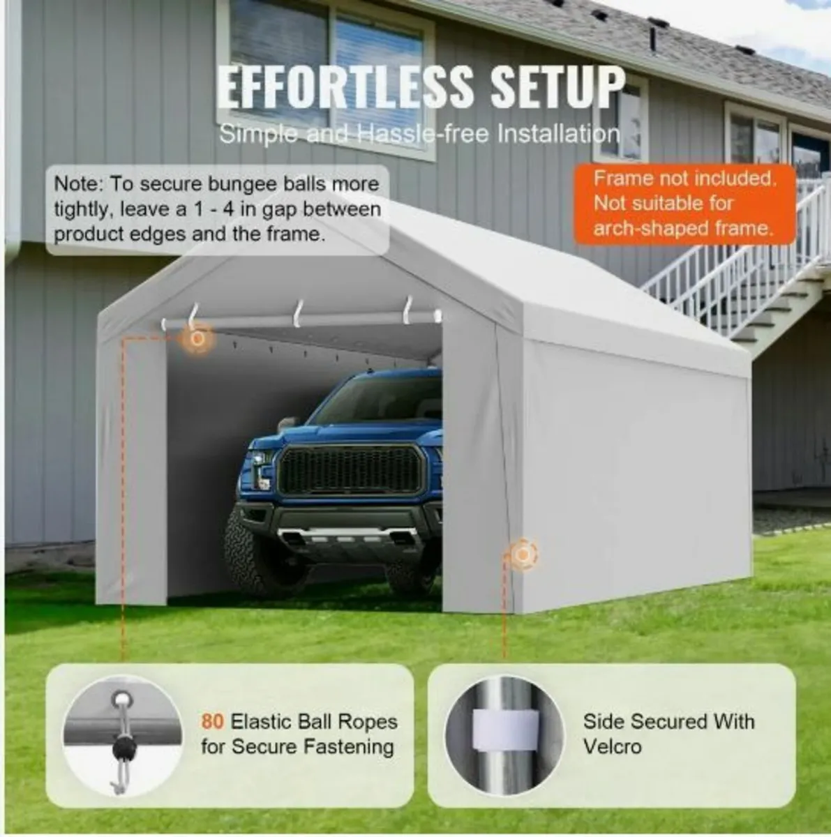 Carport Replacement Canopy Cover - Image 4