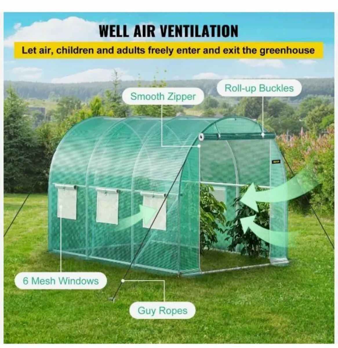 Walk-in Tunnel Greenhouse - Image 4