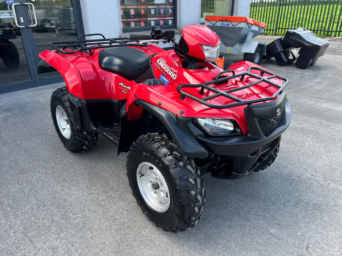 VIDEO! Suzuki KingQuad 700  (ONLY 680 HOURS !) - Image 1