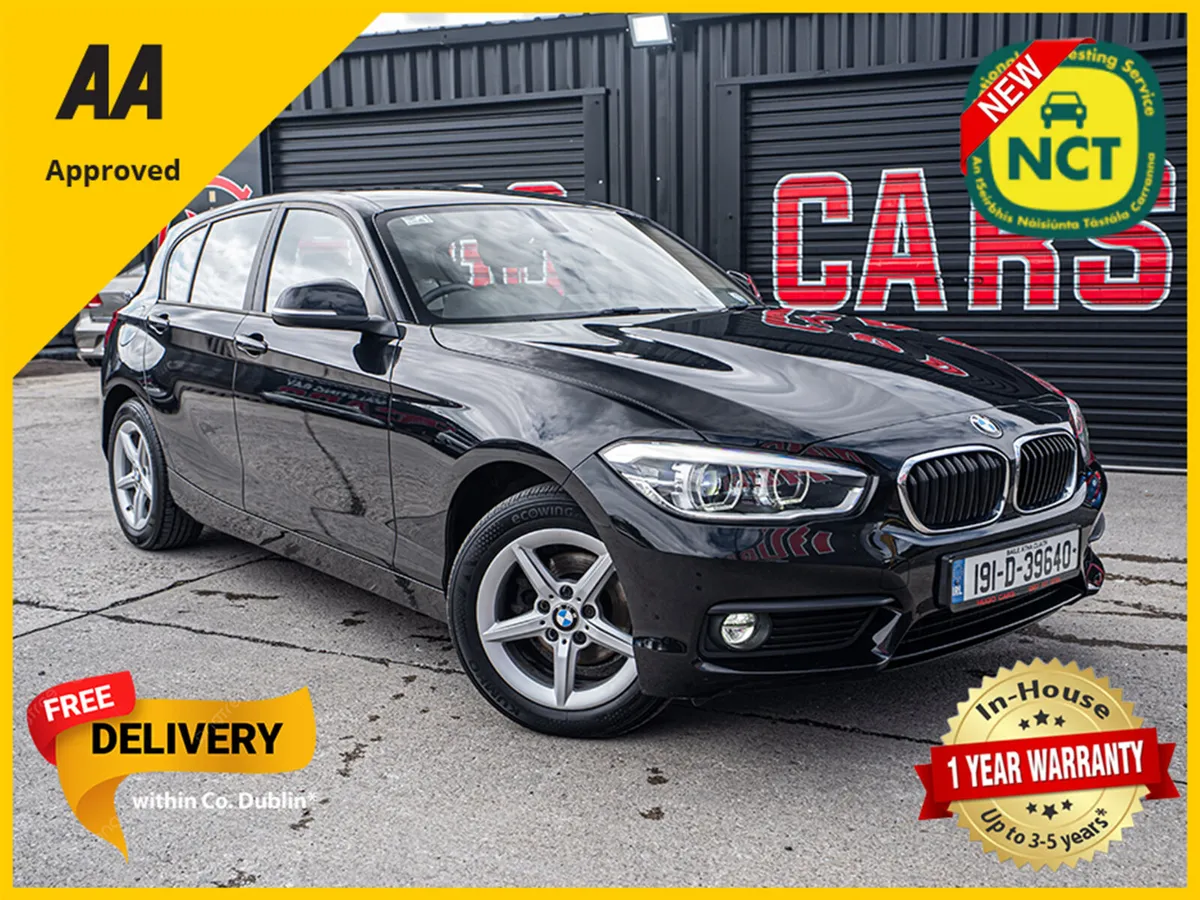 2019 BMW 116d/Irish/New NCT/1yr warranty - Image 1