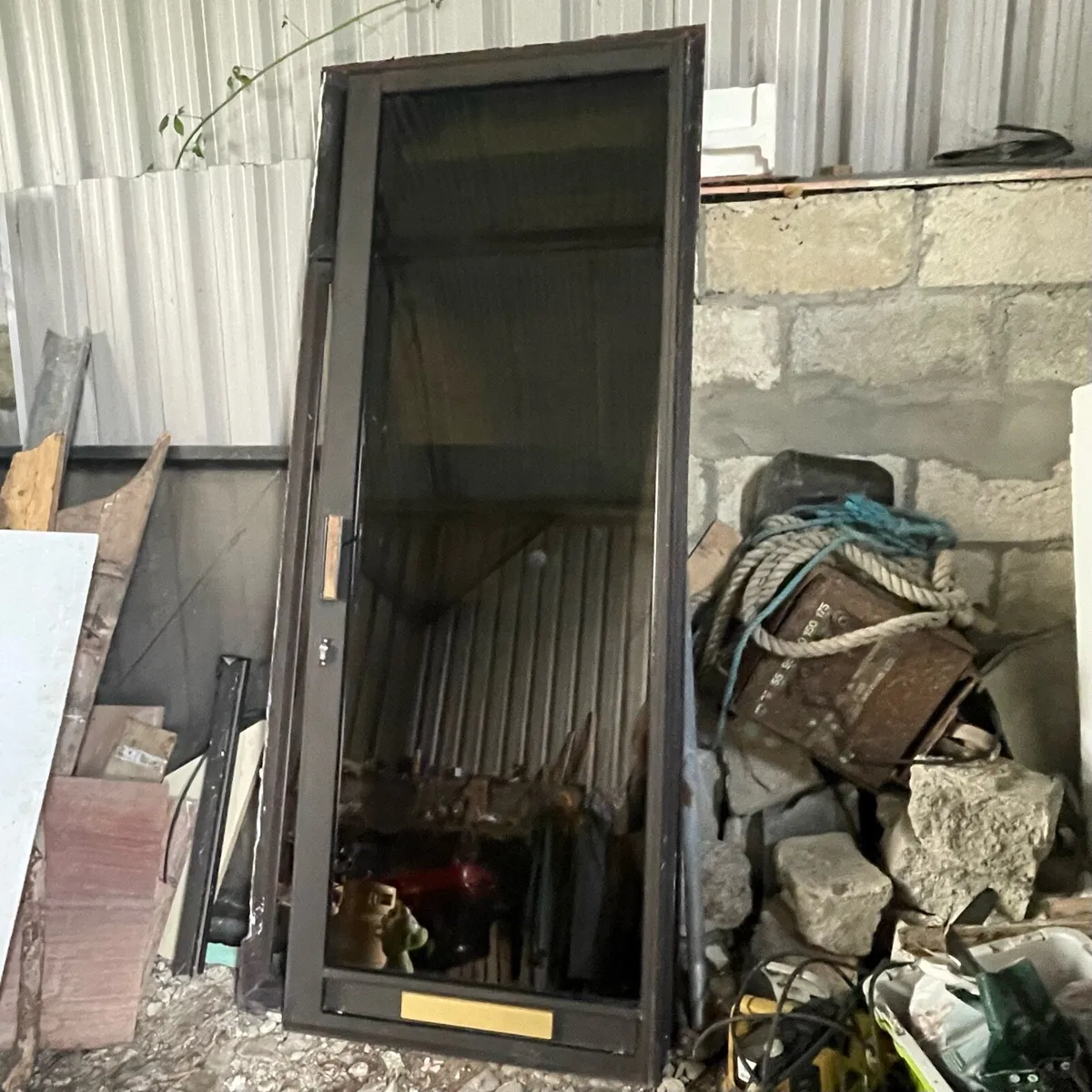 Sliding door and window for porch
