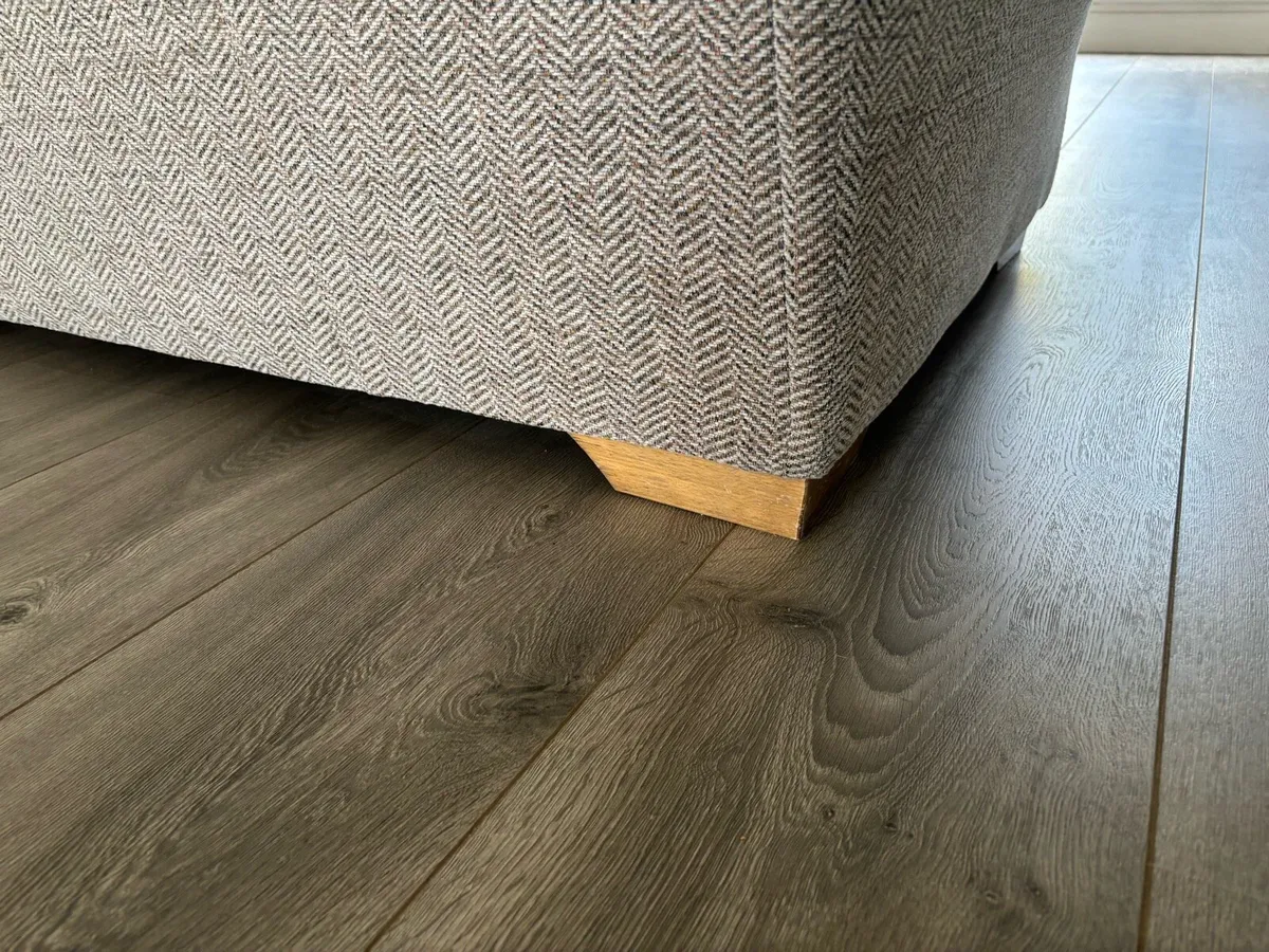 Two piece Tweed Sofa & Armchair - Image 4