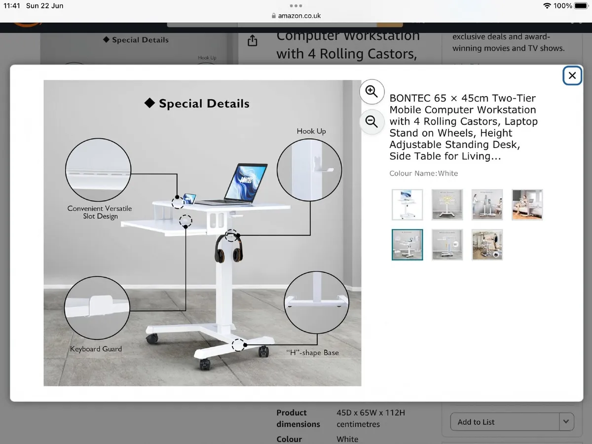 Sit Stand Desk - Image 1