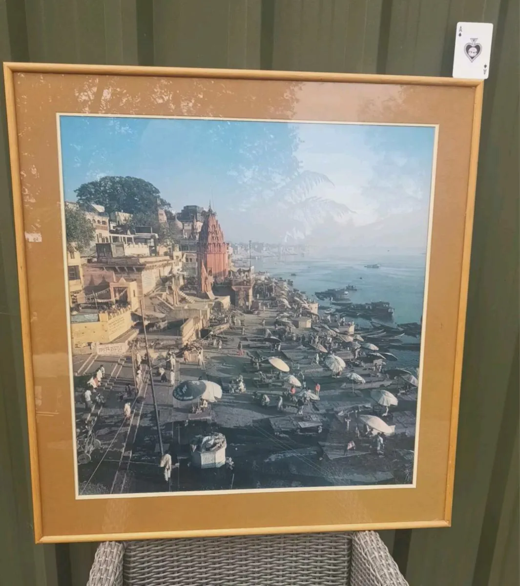 V large framed photo print, India, Dub 18 - Image 1