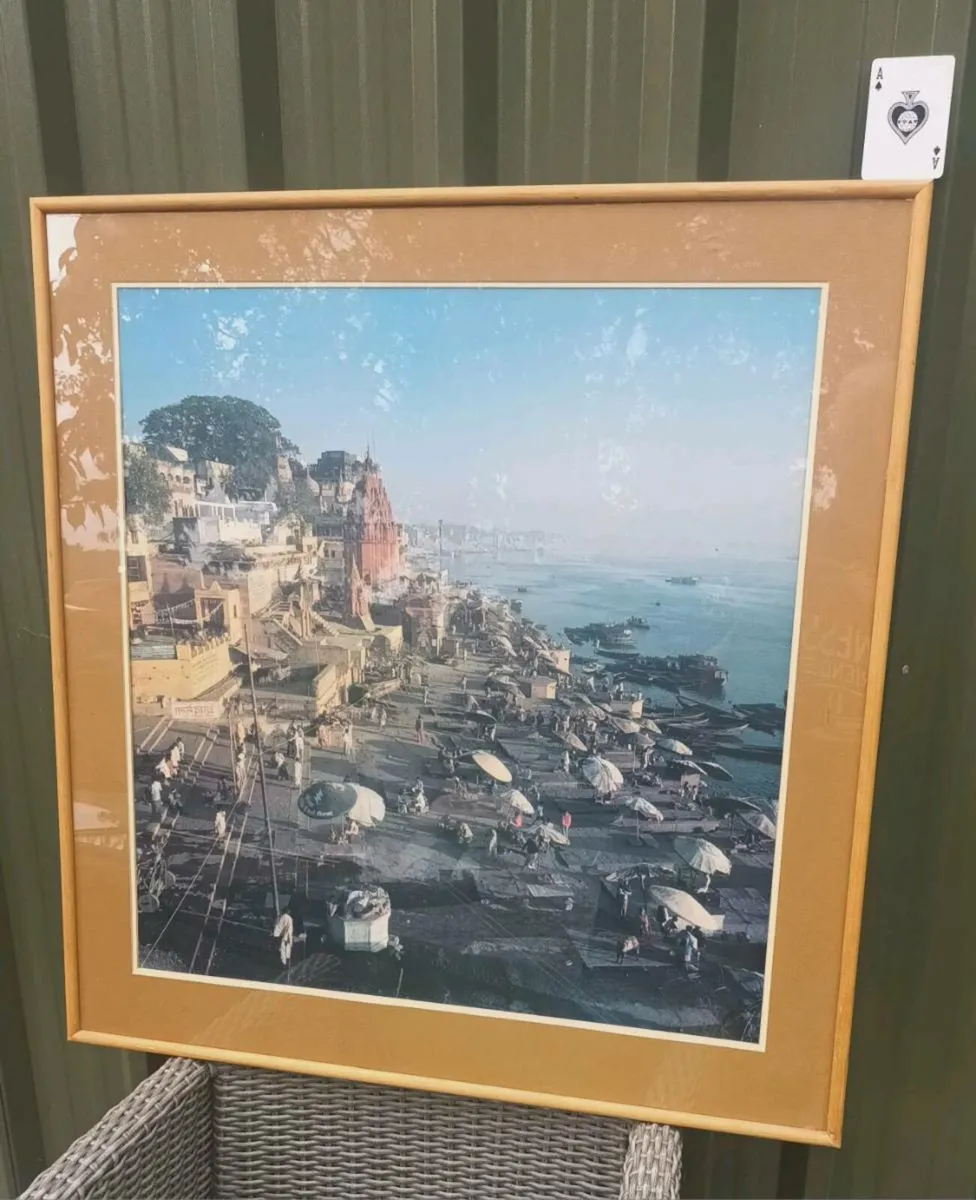 V large framed photo print, India, Dub 18 - Image 2