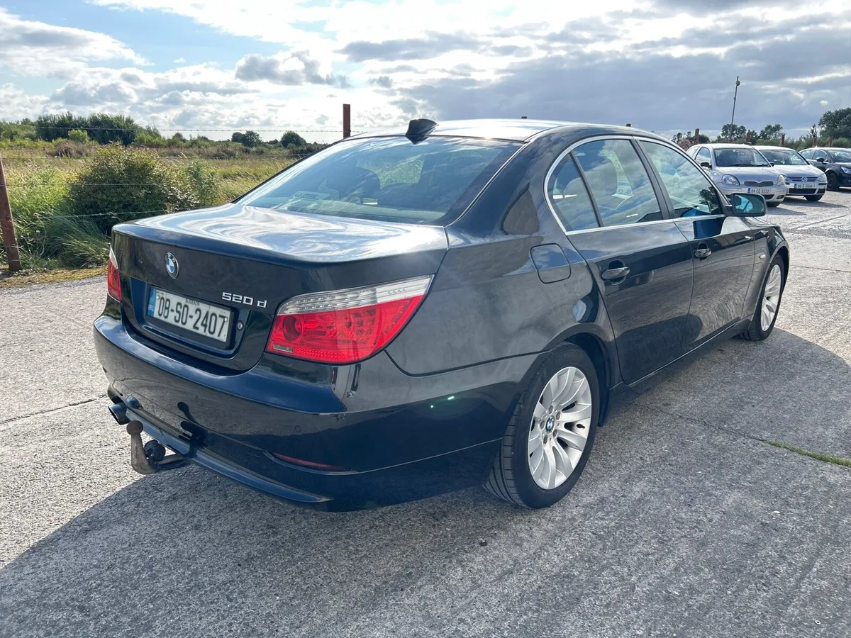 08 BMW 520d manual - Black leather - NCT 12/25 - Image 2