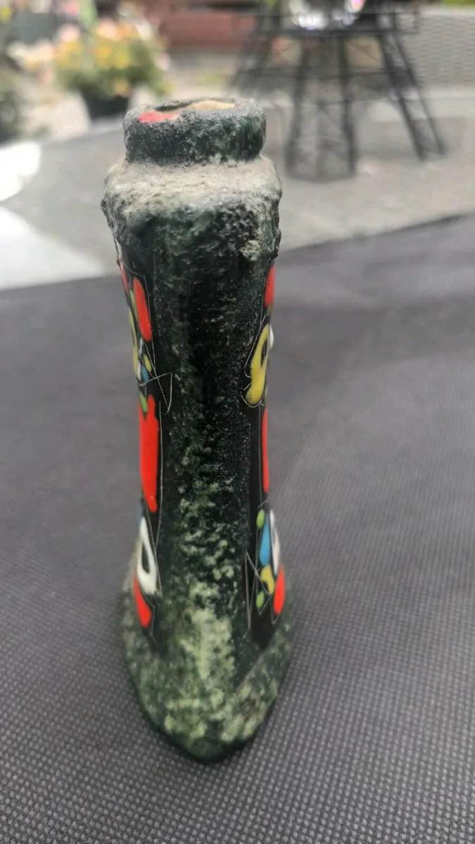 Mid Century Italian pottery bottle D18 post 6e - Image 4