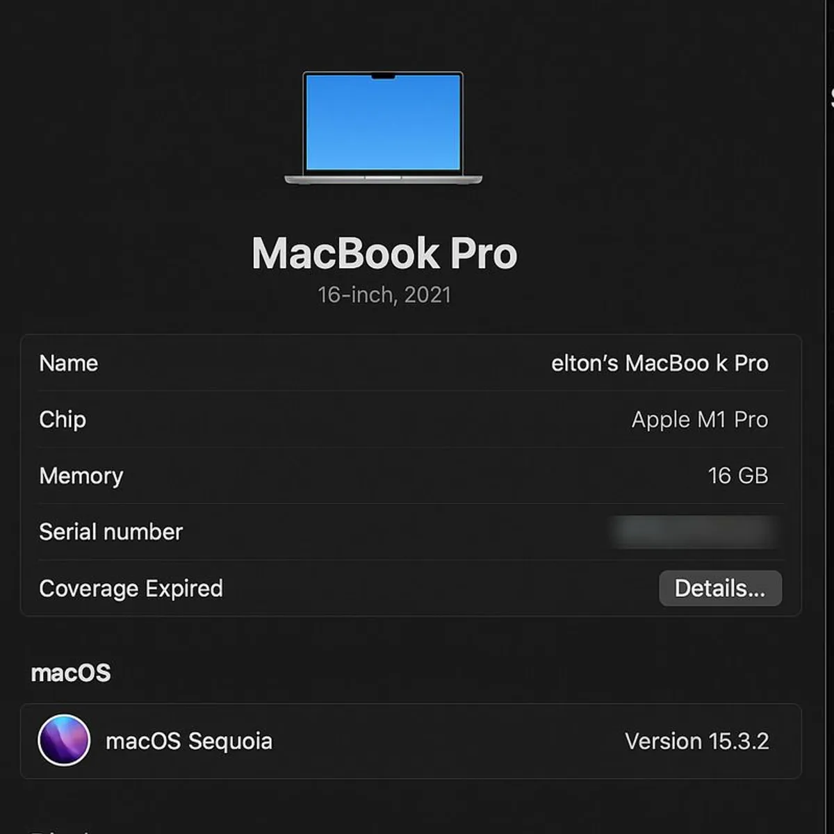 Apple Macbook Pro 16" (m1 Pro, 16gb Ram, 1tb Ssd, 2021) - Image 2