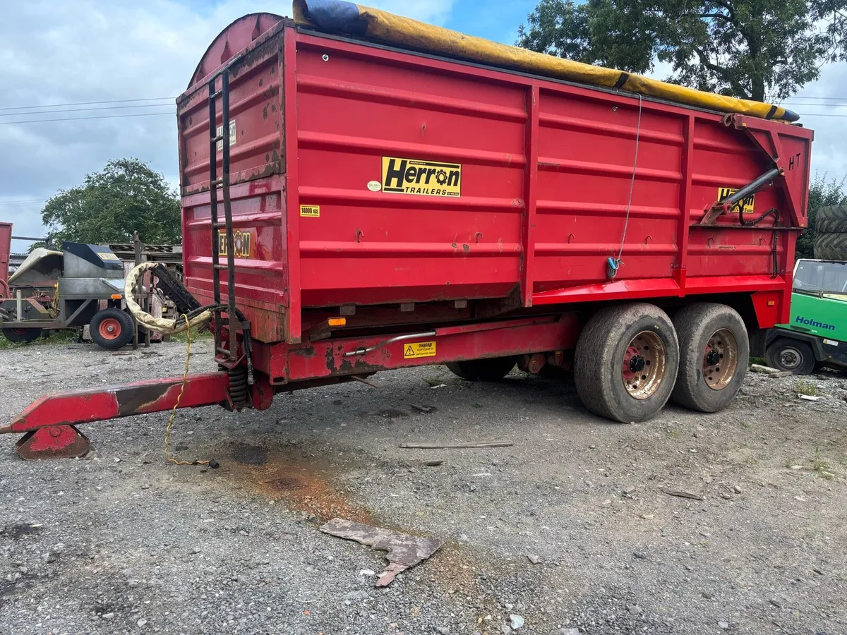 14 ton Herron grain trailer - Image 1