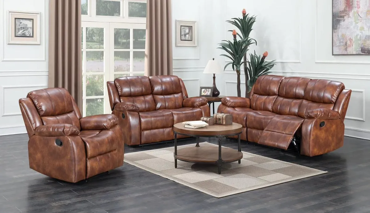 Fabulous 3+2+1 recliners - Image 3