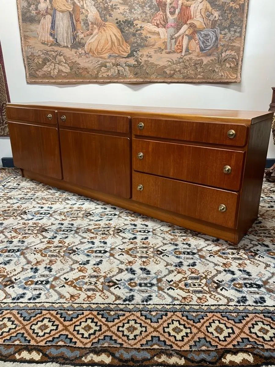 Mid Century Teak Veneer Sideboard by McIntosh - Image 1