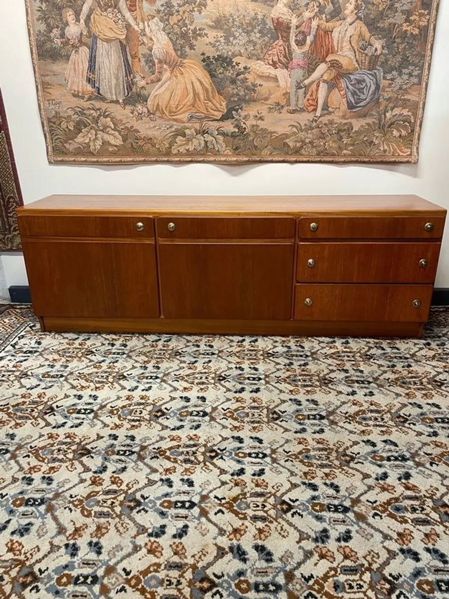 Mid Century Teak Veneer Sideboard by McIntosh - Image 2