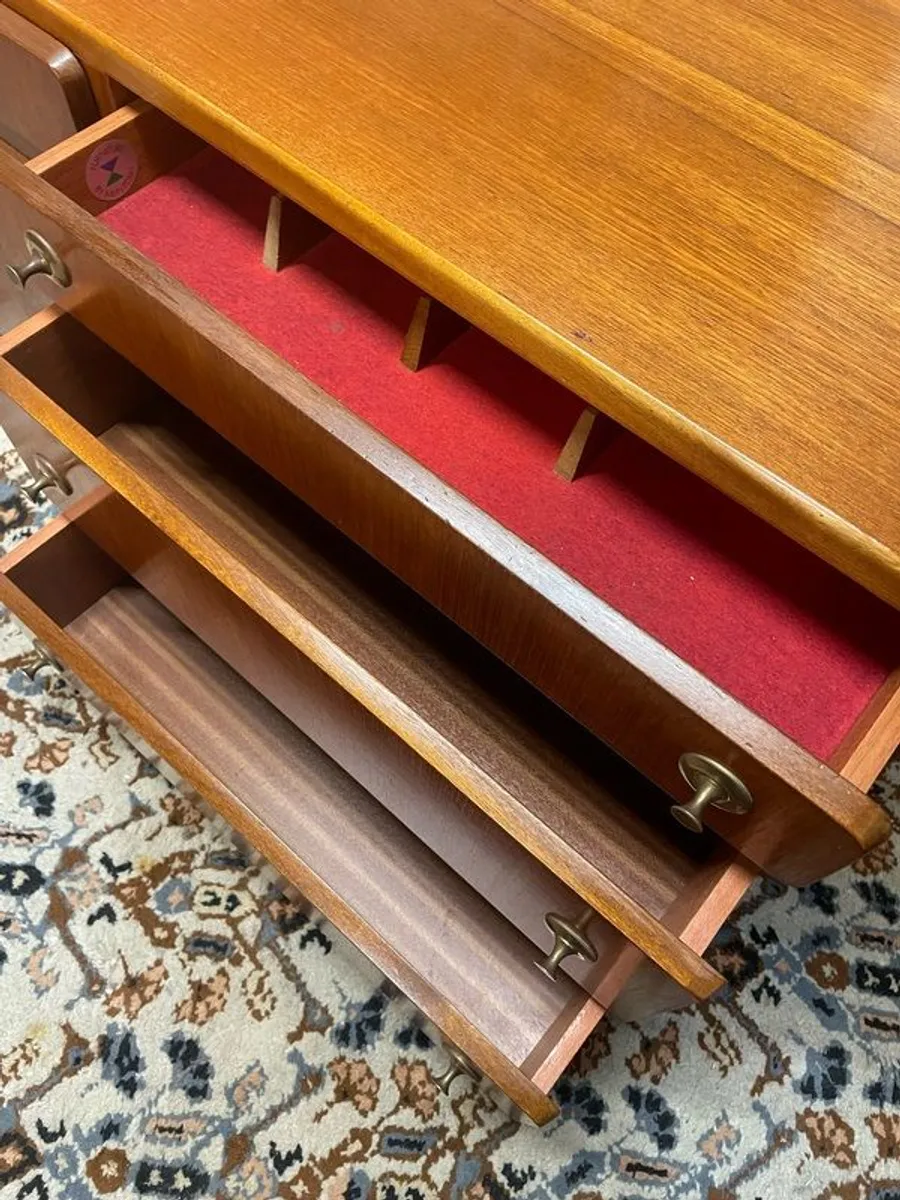 Mid Century Teak Veneer Sideboard by McIntosh - Image 3
