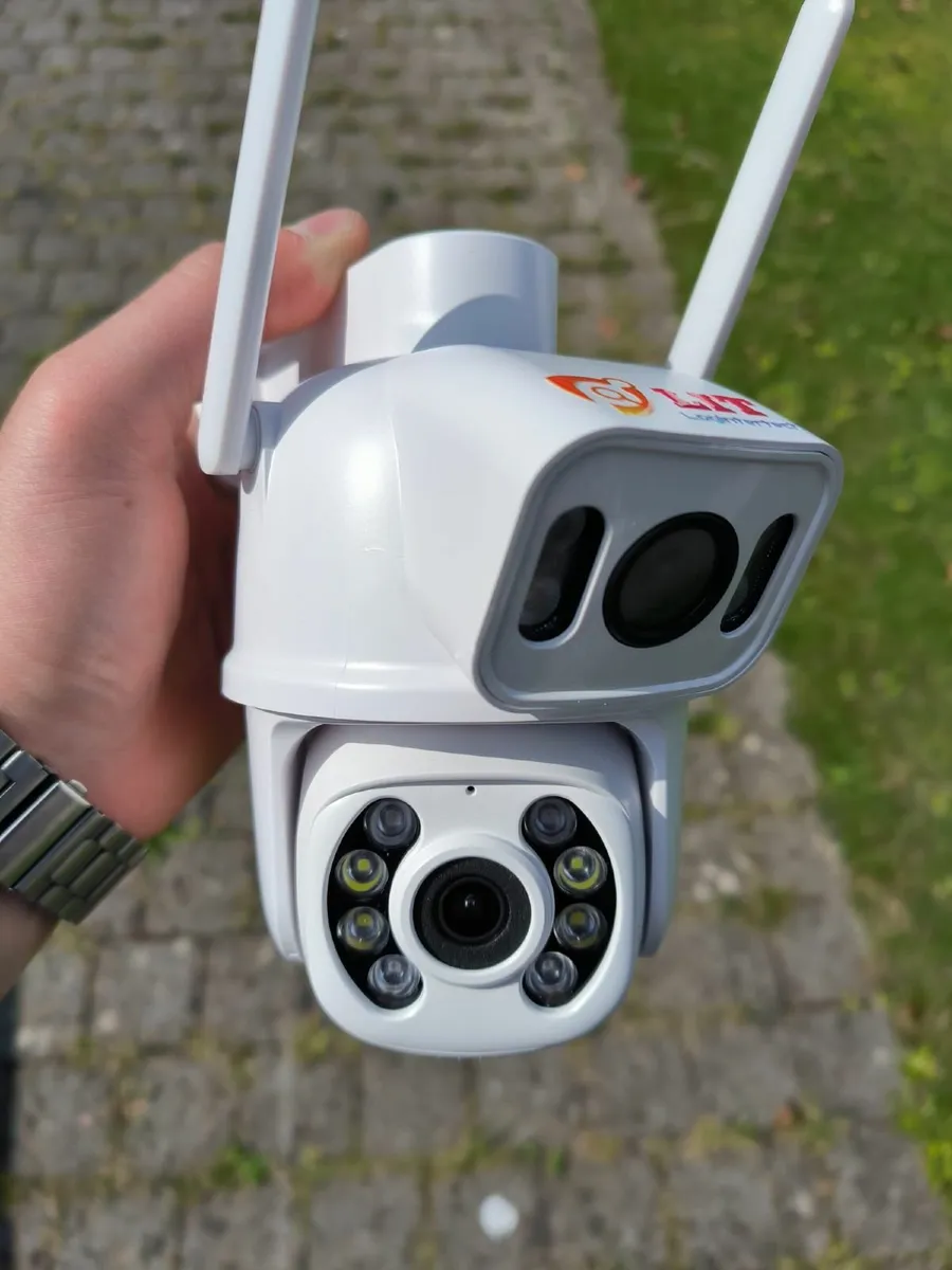 8MP Dual Lens 4K WiFi PTZ Outdoor Security Camera - Image 3
