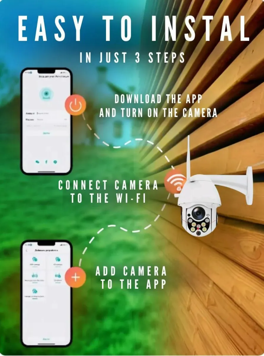 Outdoor 2MP WiFi CCTV Camera with Audio & Zoom - Image 3
