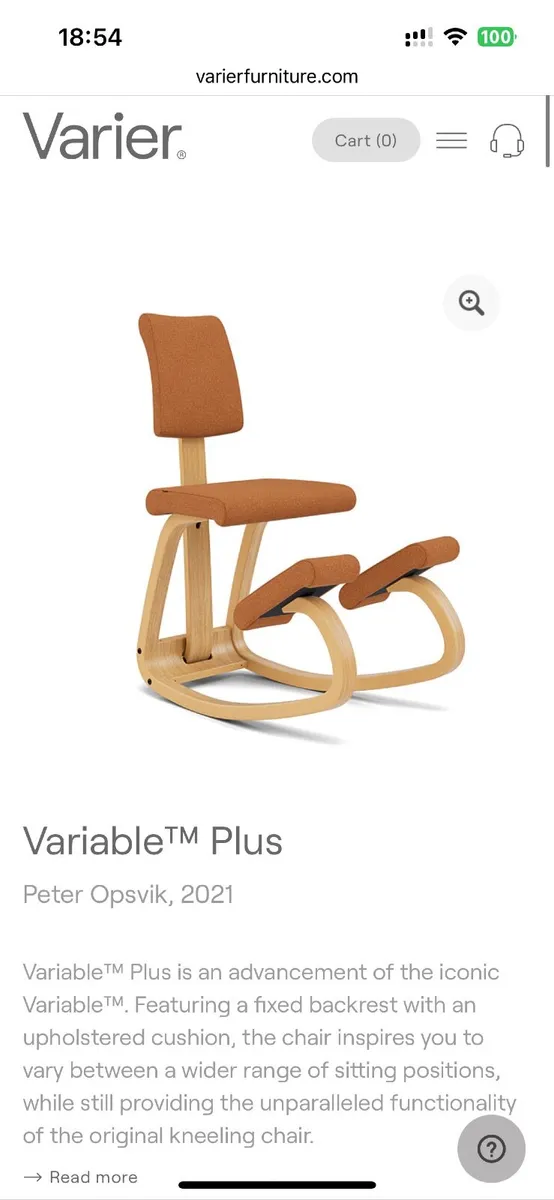 Varier kneeling chair - Image 2