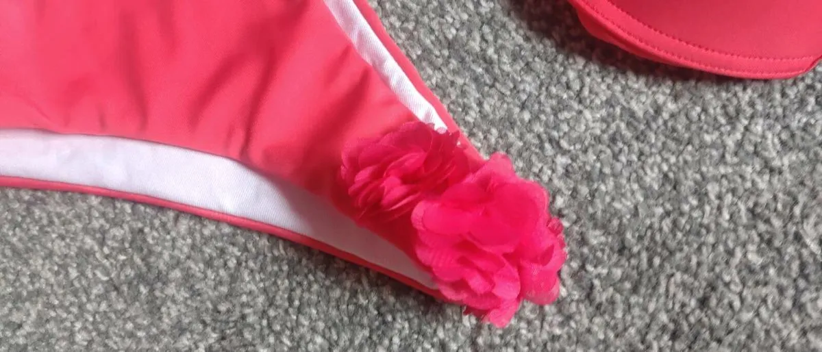 new pink bikini size fits s sm - Image 3