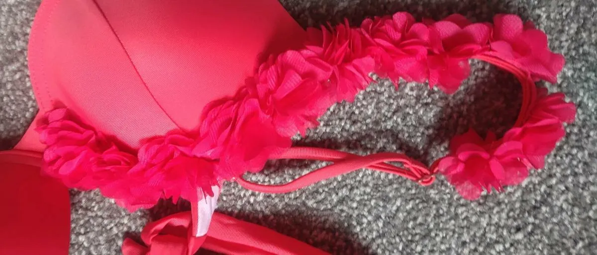 new pink bikini size fits s sm - Image 4